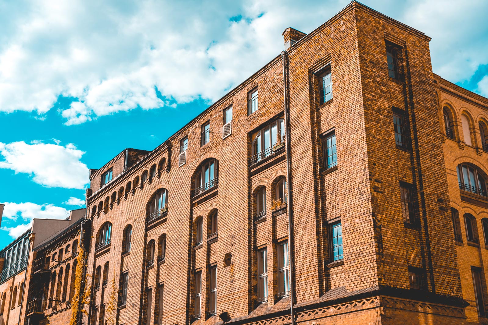 Denkmalgeschütztes Industriegebäude